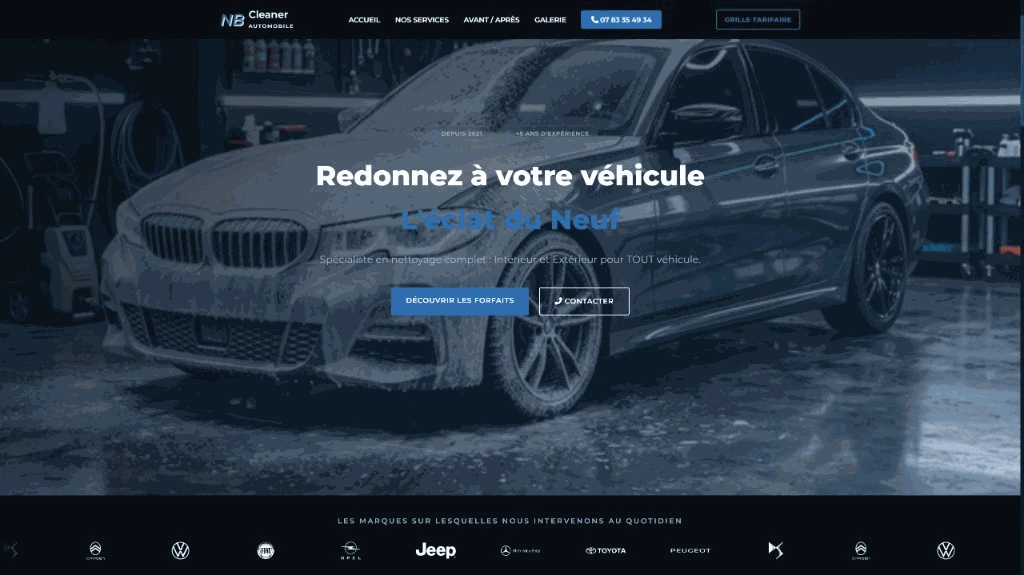 NB Cleaner Automobile homepage