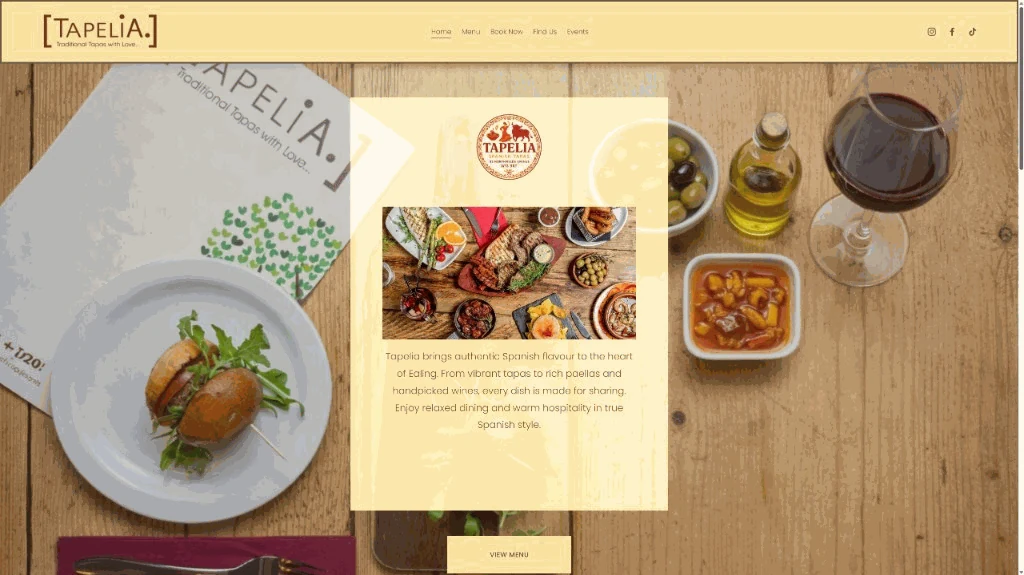 Tapelia homepage